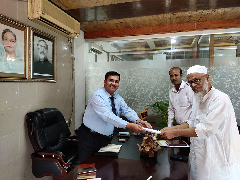Prof. Dr. Md. Monjur Hossain joined as 1st VC of CUST