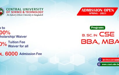 Admission Open Spring 2021