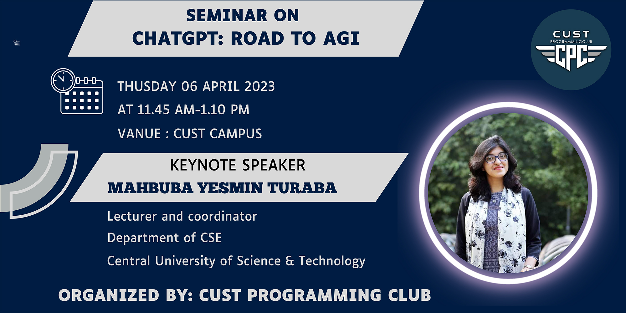 Seminar on “ChatGPT: Road to AGI”